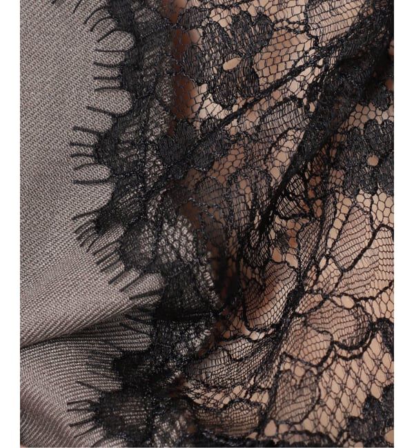 VERMEIL par iena「《一部カラーWEB限定》Lace Neck オールインワン」|オールインワン|