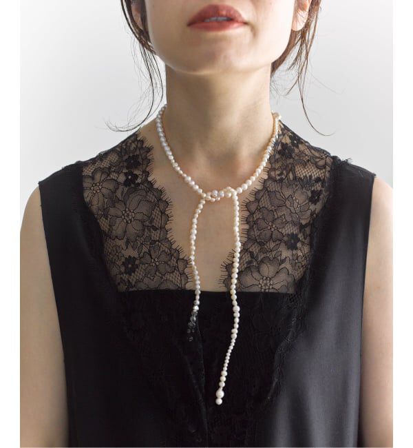 VERMEIL par iena「《一部カラーWEB限定》Lace Neck オールインワン」|オールインワン|