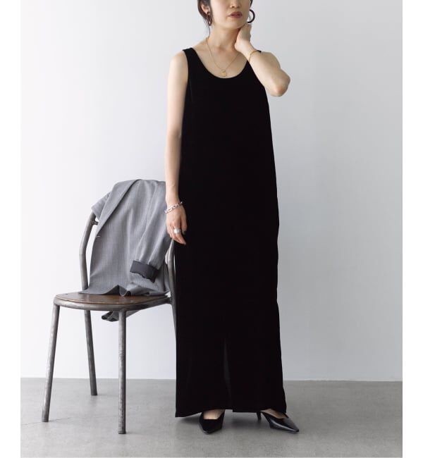 VERMEIL par iena「《予約》Velvet ワンピース」|ワンピース|ブラック
