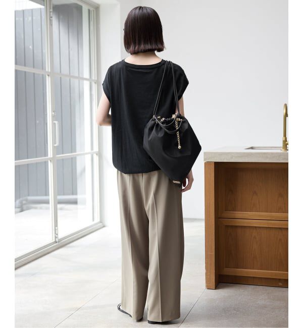 SLOBE IENA「《2枚セット/追加》ニュアンスカットソー&times;ナロースカートセットアップ」|Tシャツ・カットソー|