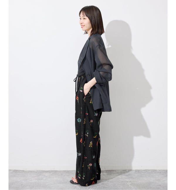追加予約》embroideryメッシュパンツ（SLOBE IENA）｜ルミネの
