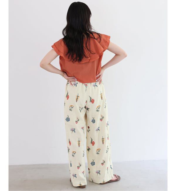 追加予約》embroideryメッシュパンツ（SLOBE IENA）｜ルミネの