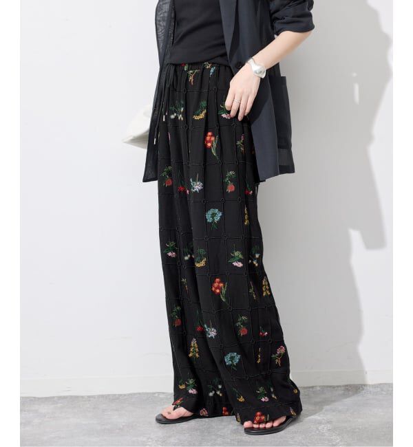 追加予約》embroideryメッシュパンツ（SLOBE IENA）｜ルミネの