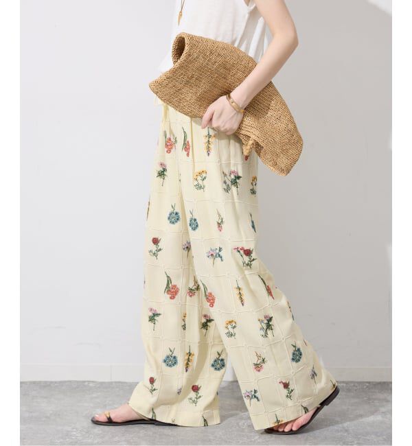 embroideryメッシュパンツ　　slobeiena 追加予約》embroideryメッシュパンツ（SLOBE IENA）｜ルミネの