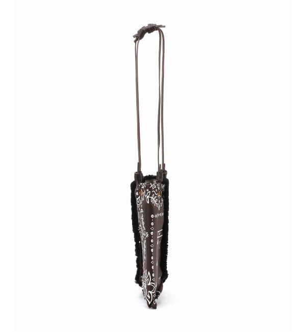 VERMEIL par iena「《予約》manipuri マニプリ ボアプリントトートS Paris缶バッジ付 H21 163252203」|トートバッグ|