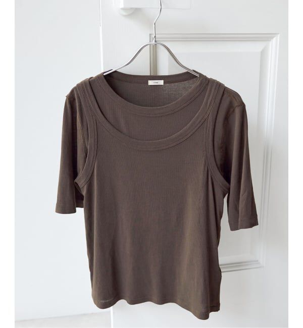 IENA「シアーリブ 2セット Tシャツ」|Tシャツ・カットソー|