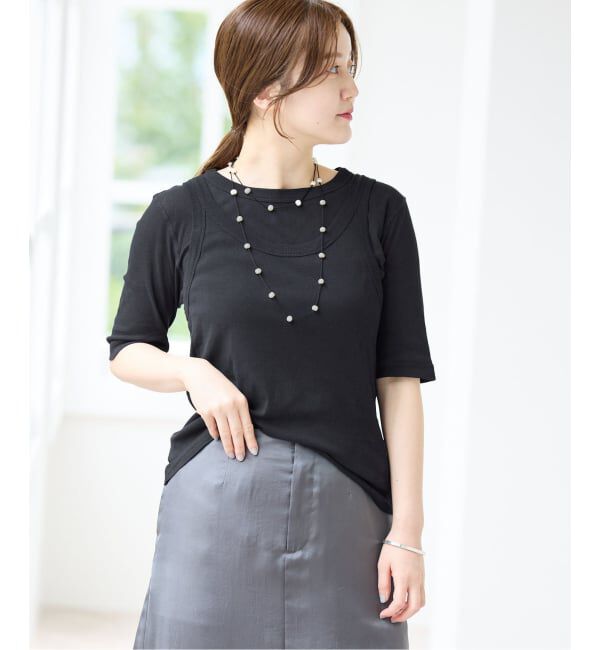 IENA「シアーリブ 2セット Tシャツ」|Tシャツ・カットソー|
