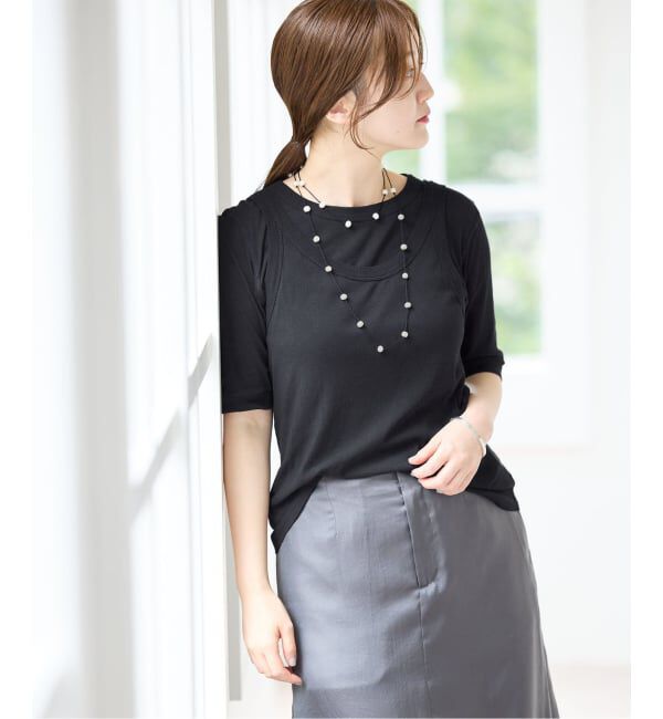 IENA「シアーリブ 2セット Tシャツ」|Tシャツ・カットソー|