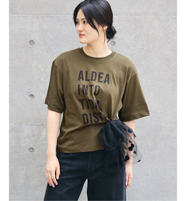 IENA「コットンフロントロゴTシャツ」|Tシャツ・カットソー|