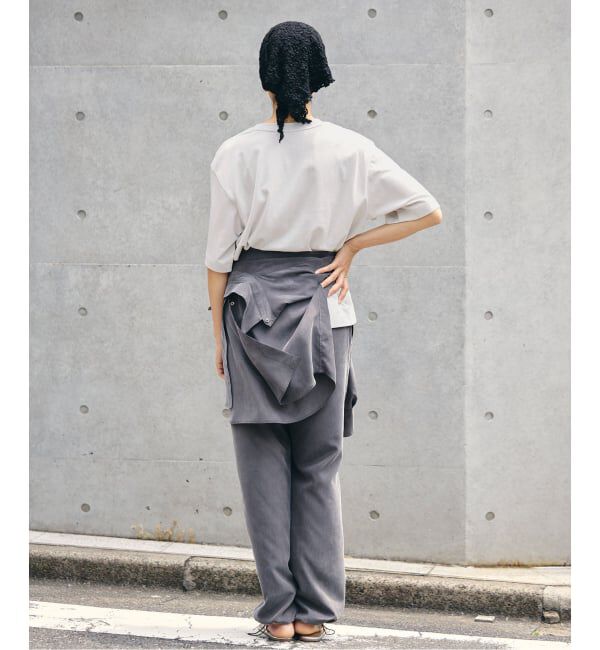 IENA「コットンフロントロゴTシャツ」|Tシャツ・カットソー|