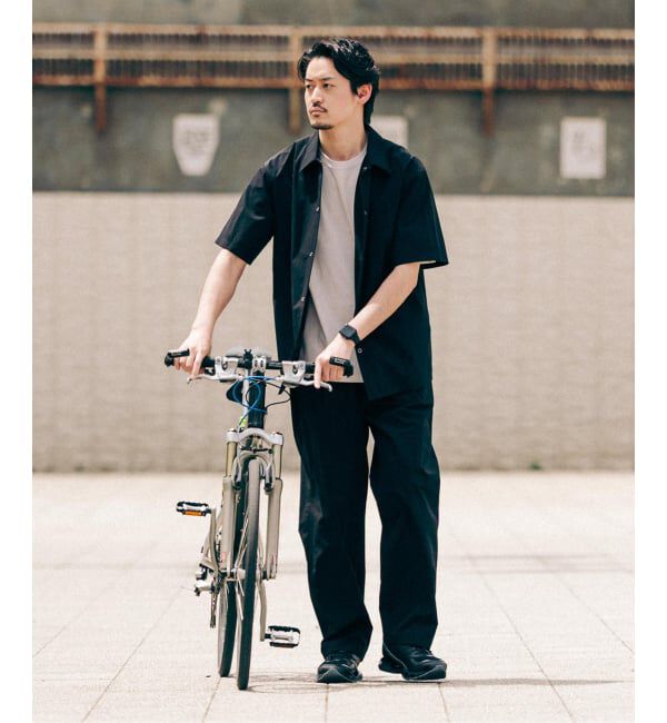 EDIFICE「【EDIFICE ALL-DAY SETUPシリーズ】2点セット オーバーシャツ&イージーパンツ」|シャツ・ブラウス|