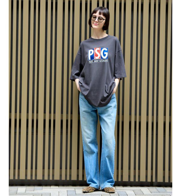 Paris Saint-Germain「【Paris Saint-Germain 】 JP Classic Flock Logo Tee 1」|Tシャツ・カットソー|