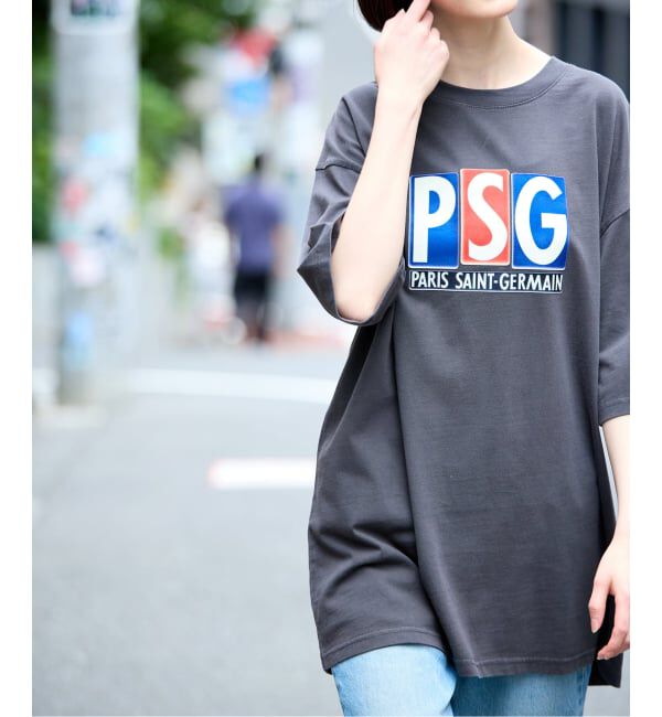 Paris Saint-Germain「【Paris Saint-Germain 】 JP Classic Flock Logo Tee 1」|Tシャツ・カットソー|