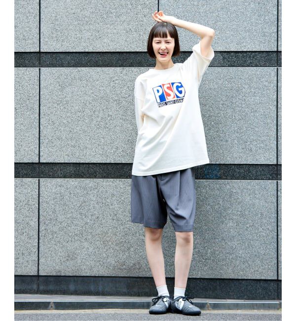 Paris Saint-Germain「【Paris Saint-Germain 】 JP Classic Flock Logo Tee 1」|Tシャツ・カットソー|