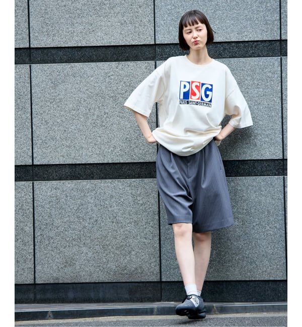 Paris Saint-Germain「【Paris Saint-Germain 】 JP Classic Flock Logo Tee 1」|Tシャツ・カットソー|