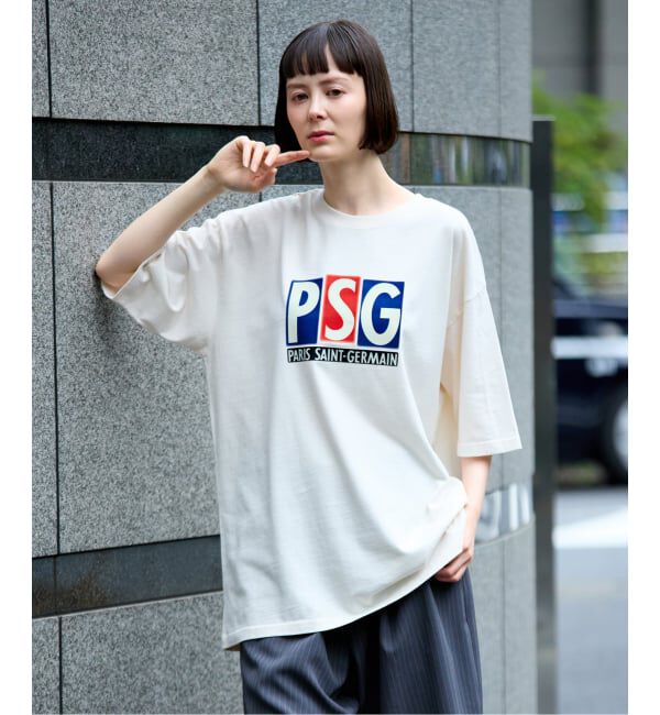 Paris Saint-Germain「【Paris Saint-Germain 】 JP Classic Flock Logo Tee 1」|Tシャツ・カットソー|