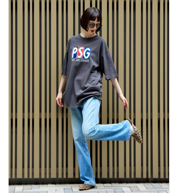 Paris Saint-Germain「【Paris Saint-Germain 】 JP Classic Flock Logo Tee 1」|Tシャツ・カットソー|