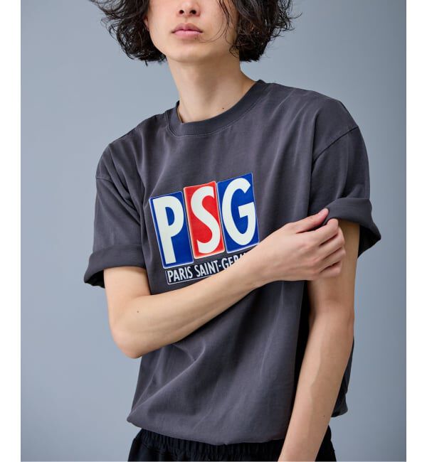 Paris Saint-Germain「【Paris Saint-Germain 】 JP Classic Flock Logo Tee 1」|Tシャツ・カットソー|