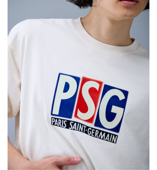 Paris Saint-Germain「【Paris Saint-Germain 】 JP Classic Flock Logo Tee 1」|Tシャツ・カットソー|