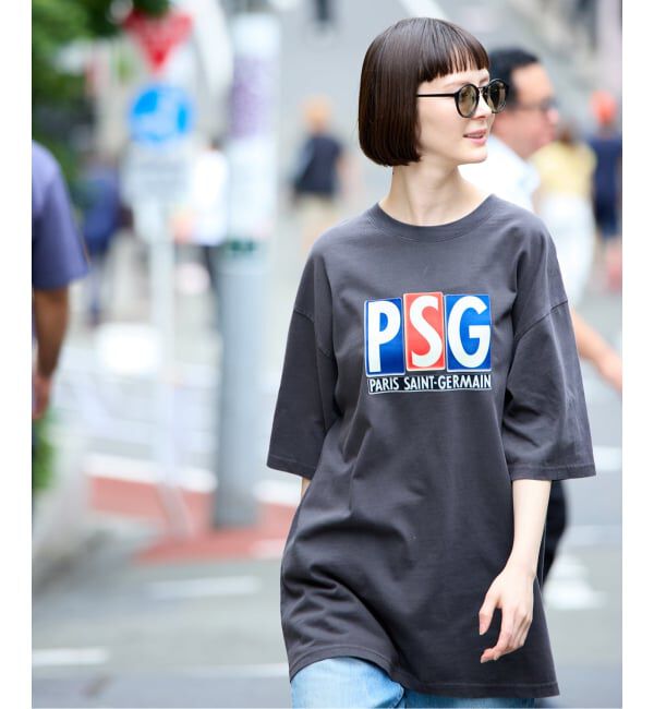 Paris Saint-Germain「【Paris Saint-Germain 】 JP Classic Flock Logo Tee 1」|Tシャツ・カットソー|