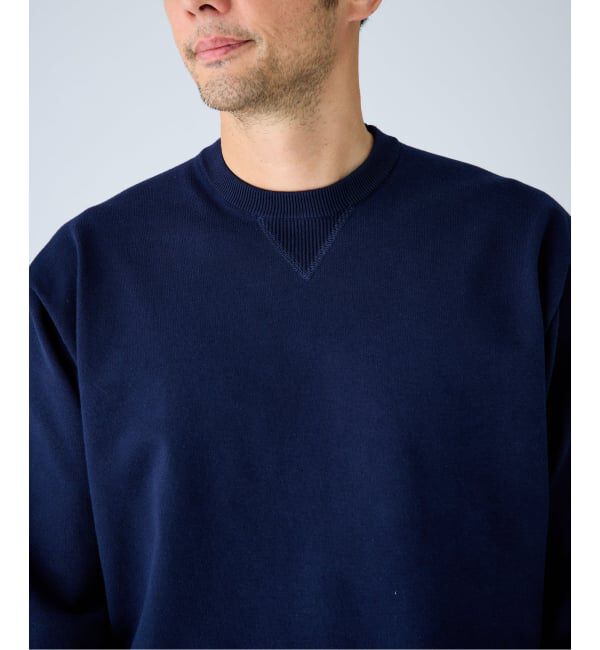 EDIFICE「《予約》《EDIFICE by PIPPIOLINO》コットン プレーディング クルーネック」|スウェット・ジャージ|