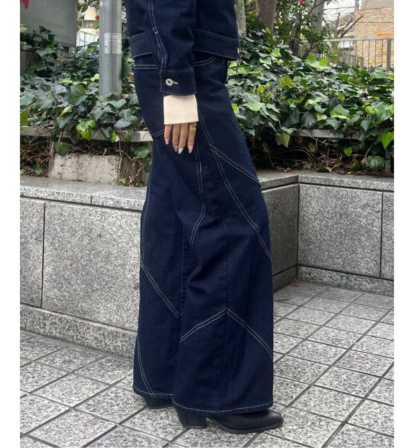 Oriens JOURNAL STANDARD「パネルドデニムパンツ」|デニム|