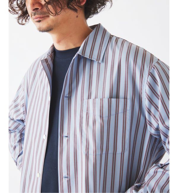 JOURNAL STANDARD relume「JAMES FABRIC / ジェームスファブリック レーヨンブレンド ストライプ シャツ」|シャツ・ブラウス|