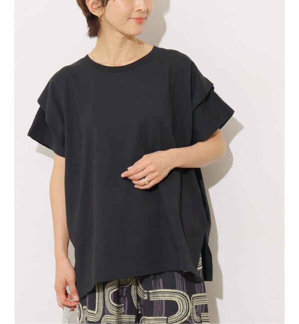 JOURNAL STANDARD relume「《追加 / 新色》ショルダータックルーズプルオーバー」|Tシャツ・カットソー|ブラック