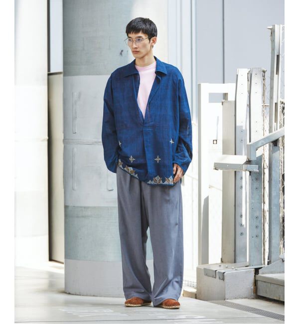 JOURNAL STANDARD「ウーリーノ オーバー パンツ」|スラックス|