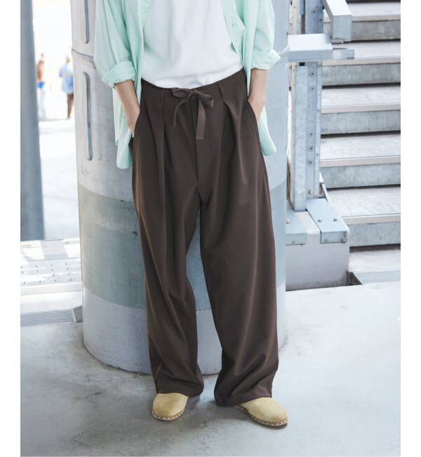 JOURNAL STANDARD「ウーリーノ オーバー パンツ」|スラックス|