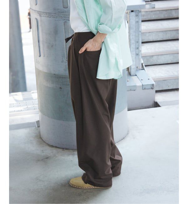 JOURNAL STANDARD「ウーリーノ オーバー パンツ」|スラックス|