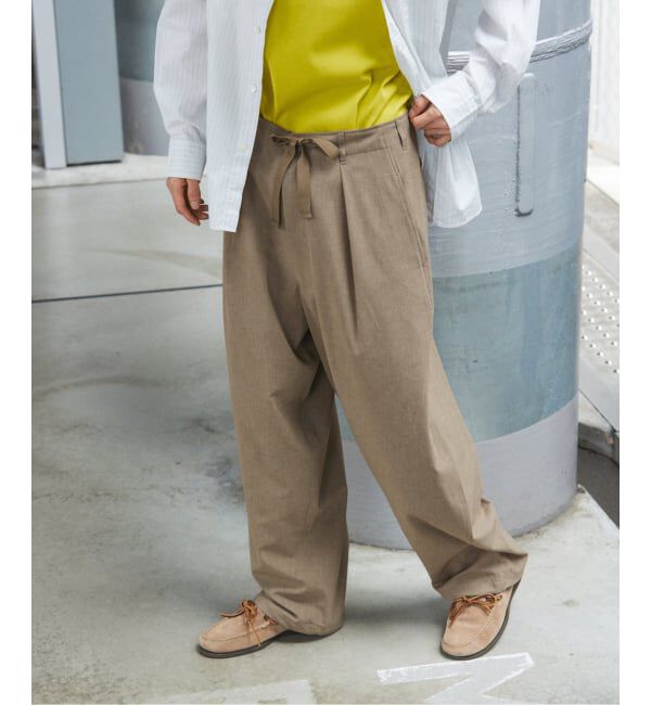 JOURNAL STANDARD「ウーリーノ オーバー パンツ」|スラックス|