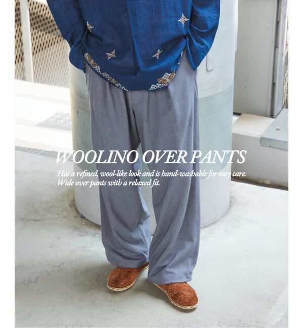 JOURNAL STANDARD「ウーリーノ オーバー パンツ」|スラックス|グレーA