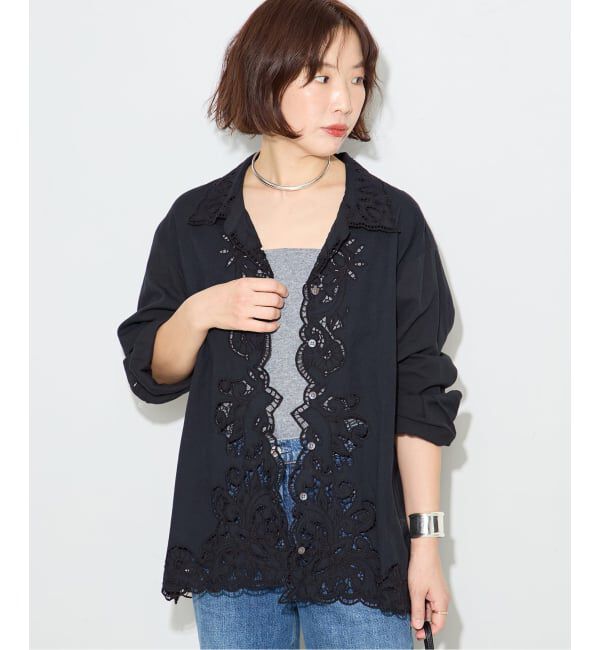 journal standard L'essage「刺繍レースシャツ」|シャツ・ブラウス|