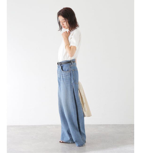journal standard L'essage「スワイー/ピグメントTシャツ」|Tシャツ・カットソー|