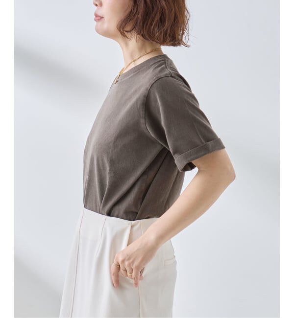 journal standard L'essage「スワイー/ピグメントTシャツ」|Tシャツ・カットソー|
