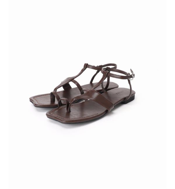 JOURNAL STANDARD relume「【Paes/ペイズ】Square Panel Sandal」|サンダル|