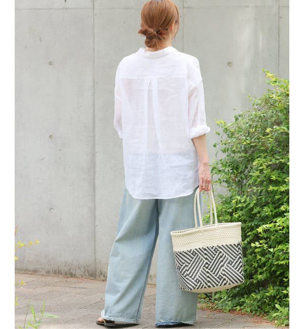 JOURNAL STANDARD relume「《追加2》手洗い可 / ラミーオーバーサイズシャツ」|シャツ・ブラウス|