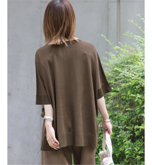 JOURNAL STANDARD relume「《追加8》接触冷感/ウォッシャブルクールポンチョプルオーバー」|ニット・セーター|