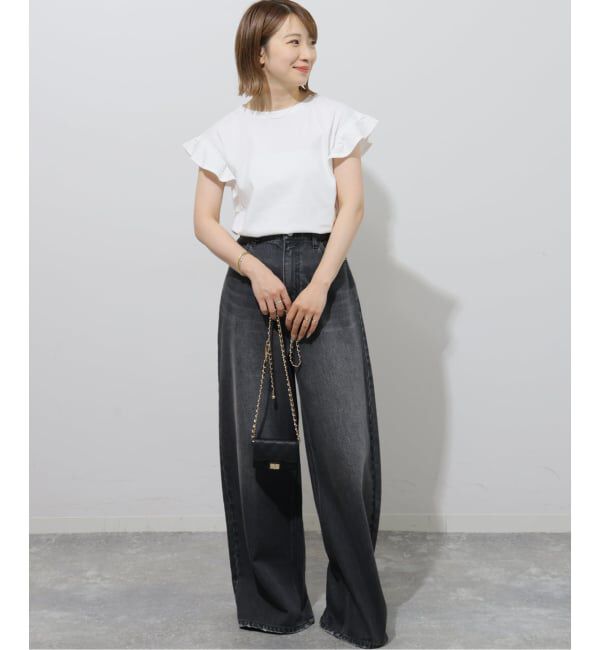 JOURNAL STANDARD relume「《WEB限定追加予約2》フリルスリーブTシャツ」|Tシャツ・カットソー|