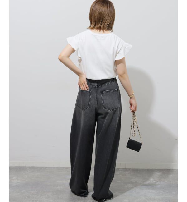 JOURNAL STANDARD relume「《WEB限定追加予約2》フリルスリーブTシャツ」|Tシャツ・カットソー|