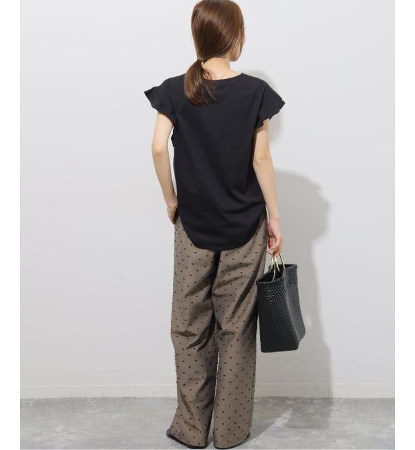 JOURNAL STANDARD relume「《WEB限定追加予約2》フリルスリーブTシャツ」|Tシャツ・カットソー|