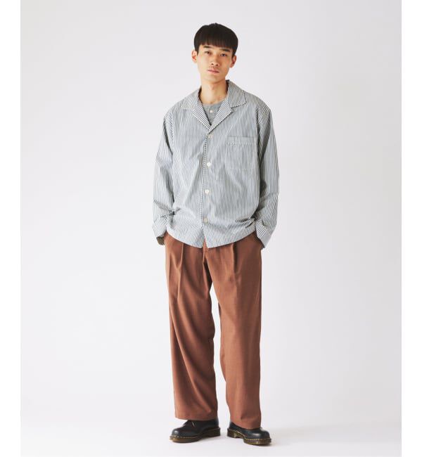 JOURNAL STANDARD relume「《予約》バルジ ツイル &rdquo;レイジー&rdquo; 1タック スラックス」|スラックス|