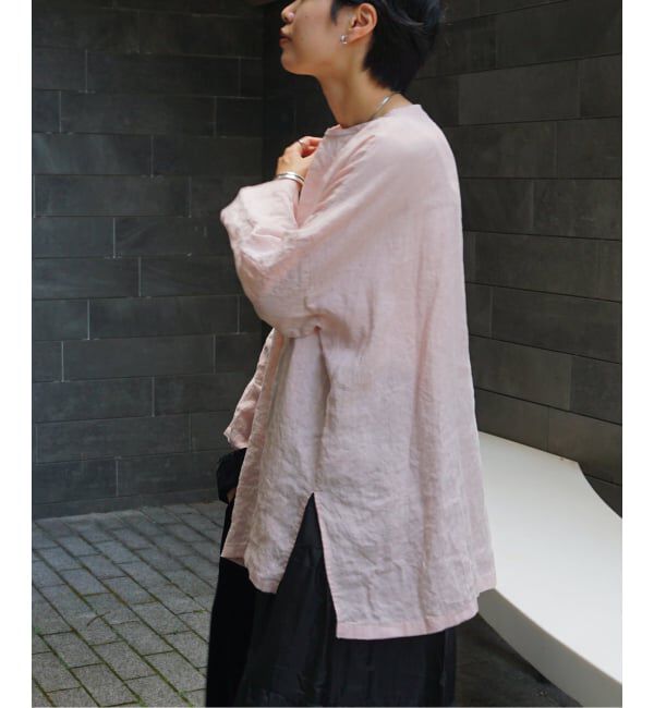journal standard luxe「《予約》エアリネン Plain-ブラウス」|シャツ・ブラウス|ピンク A