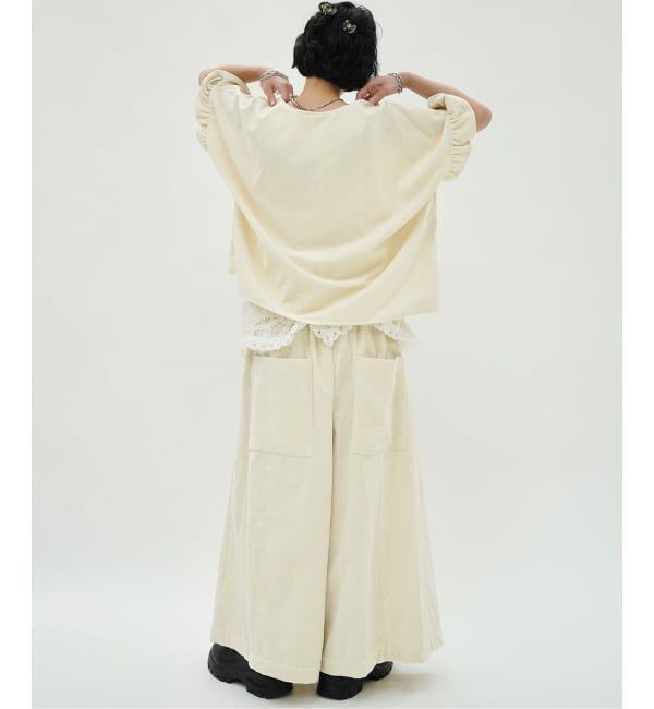 journal standard luxe「ベロア フリルTOP」|シャツ・ブラウス|