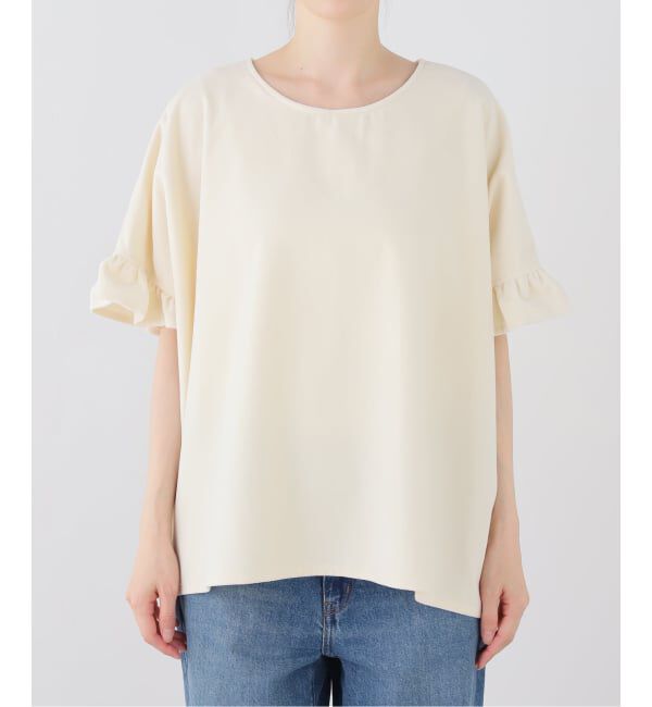journal standard luxe「ベロア フリルTOP」|シャツ・ブラウス|