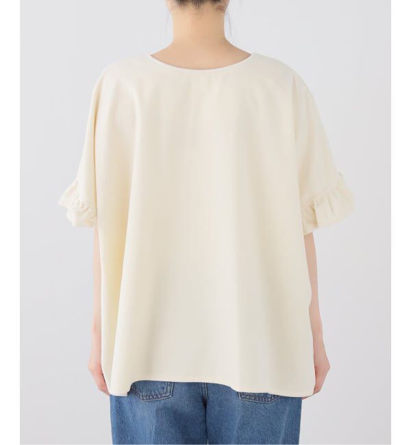 journal standard luxe「ベロア フリルTOP」|シャツ・ブラウス|