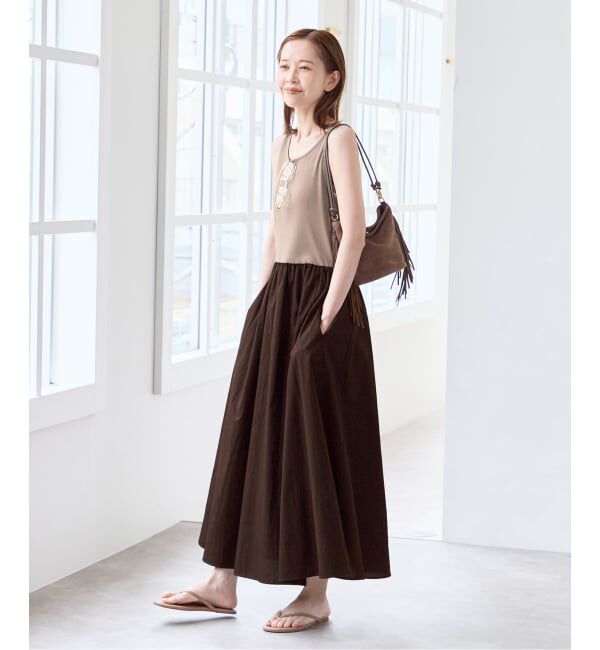 U by SPICK&SPAN「リブタンクドッキングワンピース」|ワンピース|