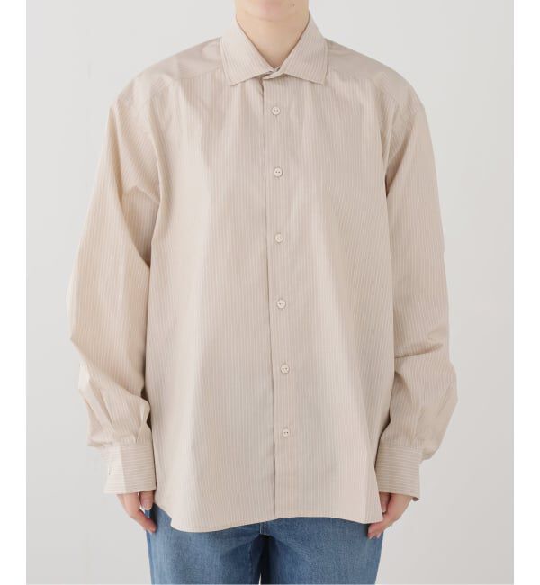 FRAMeWORK「BASERANGE/ベースレンジ CLAUDE SHIRT(ベージュ)」|シャツ・ブラウス|