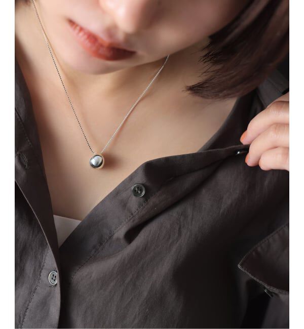Spick and Span「【SAMH by LILAS】 PUFFボールネックレス SV」|ネックレス|